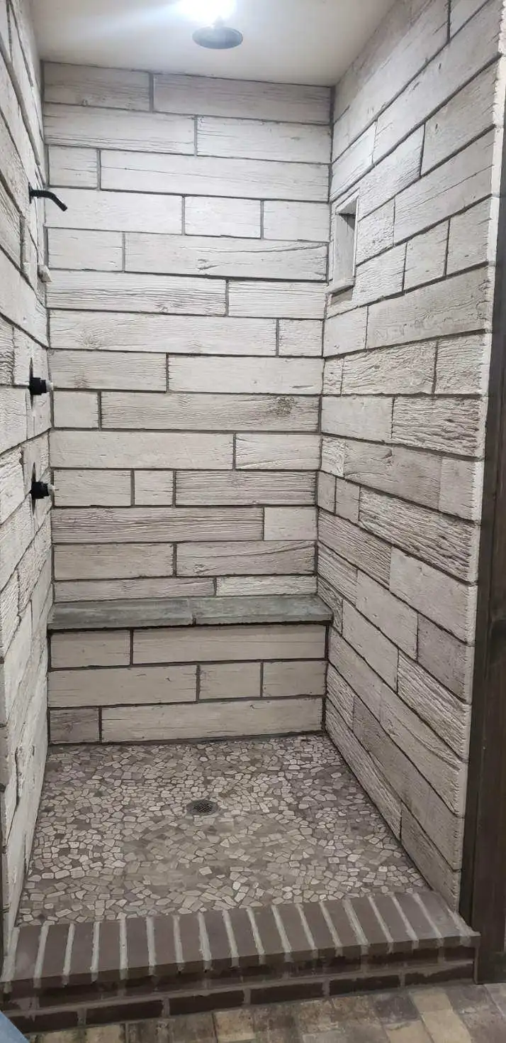 Vintage Barnwood Shower