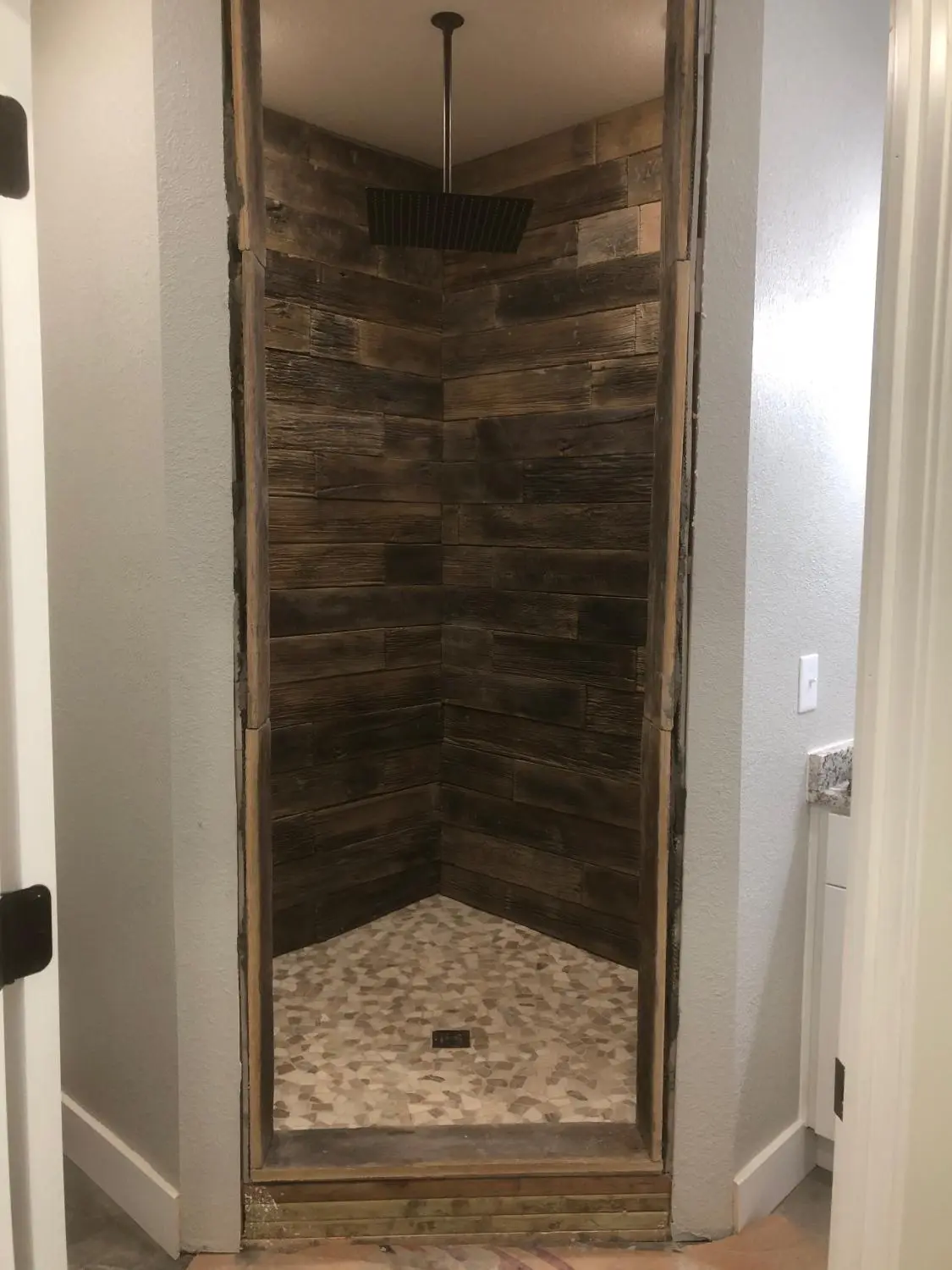 Vintage Barnwood Shower